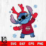 Massachusetts Minutemen Stitch Santa Christmas Svg Eps Dxf Png File, Digital Download, Instant Download
