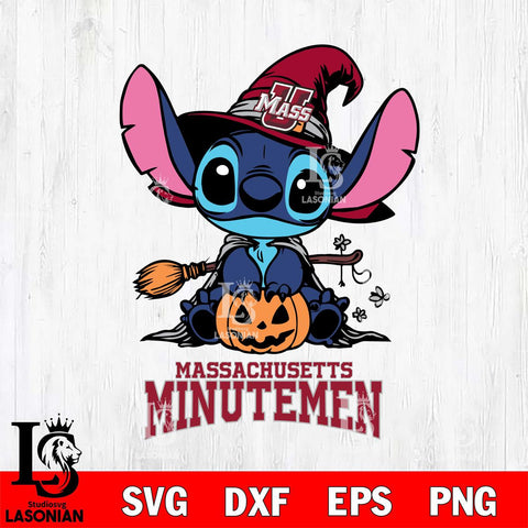Massachusetts Minutemen Stitch witch Svg Eps Dxf Png File, NCAA svg, Digital Download, Instant Download