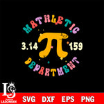 Mathletic Department Pi SVG DXF EPS PNG FILE, File Cut,NFL Digital Download,Instant Download, Silhouette