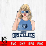 Memphis Grizzlies And Taylor Swift Fan Svg Eps Dxf Png File, Digital Download, Instant Download