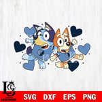 Memphis Grizzlies Bluey sport heart Svg Eps Dxf Png File, Digital Download, Instant Download