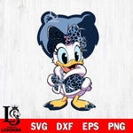Memphis Grizzlies Fancy Daisy Duck Disney Svg Eps Dxf Png File, Digital Download, Instant Download