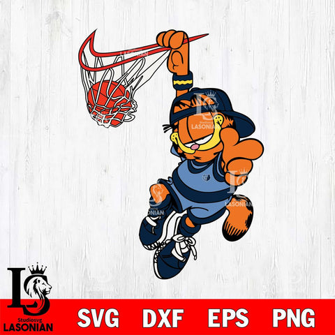 Memphis Grizzlies Garfield Svg Eps Dxf Png File, Digital Download