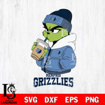 Memphis Grizzlies Grinch Bougie Sport Svg Eps Dxf Png File, Digital Download, Instant Download
