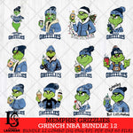 Memphis Grizzlies Grinch NBA Bundle 12 SVG Eps Dxf Png File, Digital Download, Instant Download