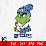 Memphis Grizzlies Grinch Tree Cake Svg Eps Dxf Png File, Digital Download, Instant Download