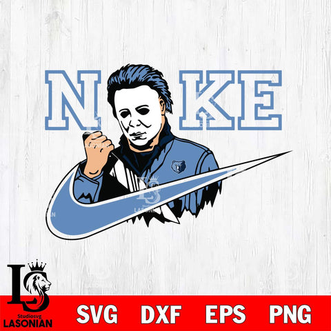 Memphis Grizzlies Michael Myers Nike Svg Eps Dxf Png File, Digital Download, Instant Download