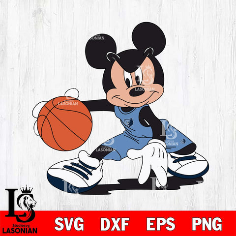 Memphis Grizzlies Mickey Minne 4 Nba Svg Eps Dxf Png File, NBA svg, Digital Download, Instant Download