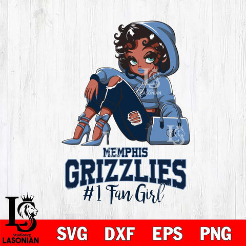 Memphis Grizzlies #1 beauty Black Fan Girl
