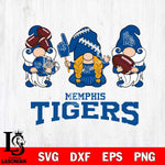 Memphis Tigers 3 Gnomes Football Svg Eps Dxf Png File, Digital Download, Instant Download