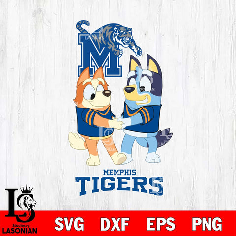 Memphis Tigers Bluey Chilli Dance Svg Eps Dxf Png File, Digital Download, Instant Download