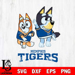 Memphis Tigers Bluey Chilli Mode Dance Svg Eps Dxf Png File, Digital Download, Instant Download