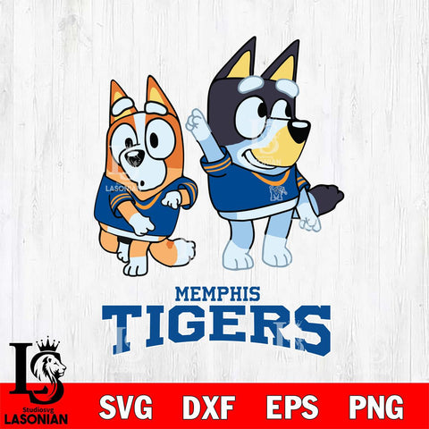 Memphis Tigers Bluey Chilli Mode Dance Svg Eps Dxf Png File, Digital Download, Instant Download