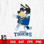Memphis Tigers Bluey Dad Dance Svg Eps Dxf Png File, Digital Download, Instant Download