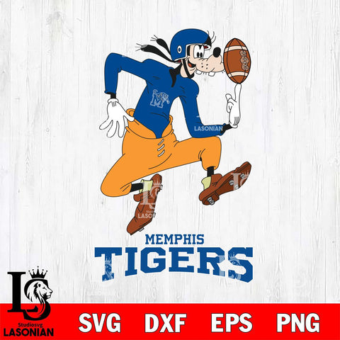 Memphis Tigers Goofy Circus Football SVG DXF EPS PNG FILE,NCAA svg ,Football Digital Download,Instant Download, Silhouette