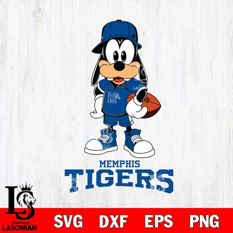Memphis Tigers Goofy rugby SVG DXF EPS PNG FILE,NCAA svg ,Football Digital Download,Instant Download, Silhouette