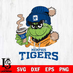 Memphis Tigers Grinch Cofffe Hoodie Cut Files Cricut, Svg Dxf Eps Png file, Digital download , Silhouette