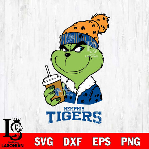 Memphis Tigers Grinch hat Svg Eps Dxf Png File, Digital Download, Instant Download