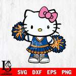 Memphis Tigers Hello Kitty Cheerleader 11 Svg Eps Dxf Png File, Digital Download, Instant Download