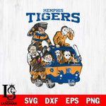 Memphis Tigers Jason Voorhees Horror 10 Svg Eps Dxf Png File, NCAA svg, Digital Download, Instant Download