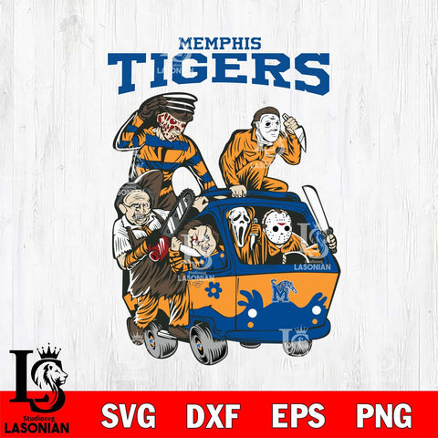 Memphis Tigers Jason Voorhees Horror 10 Svg Eps Dxf Png File, NCAA svg, Digital Download, Instant Download