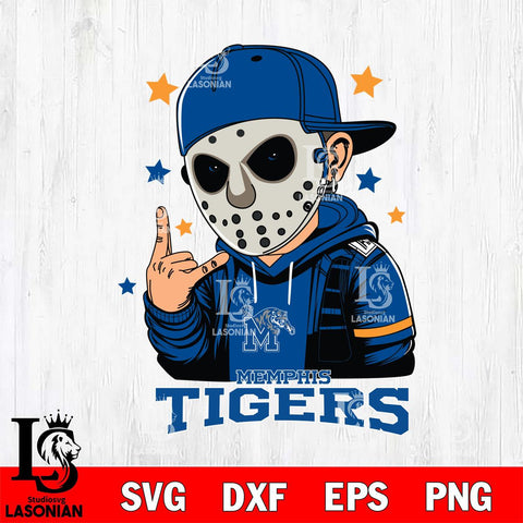 Memphis Tigers Jason Voorhees Horror 9 Svg Eps Dxf Png File, NCAA svg, Digital Download, Instant Download