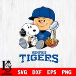 Memphis Tigers Peanuts Snoopy Champion football SVG DXF EPS PNG FILE,Snoopy File Cut, NCAA Digital Download,Instant Download,Christmas Silhouette