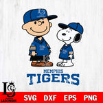 Memphis Tigers Peanuts Snoopy Football SVG DXF EPS PNG FILE,Snoopy File Cut, NCAA Digital Download,Instant Download,Christmas Silhouette