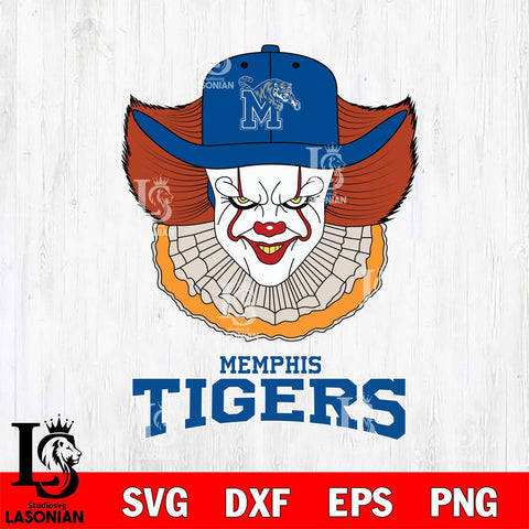 Memphis Tigers Pennywise Horror Sport 12 Svg Eps Dxf Png File, Digital Download