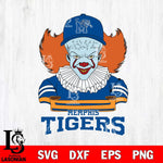 Memphis Tigers Pennywise Horror Sport 2 Svg Eps Dxf Png File, Digital Download
