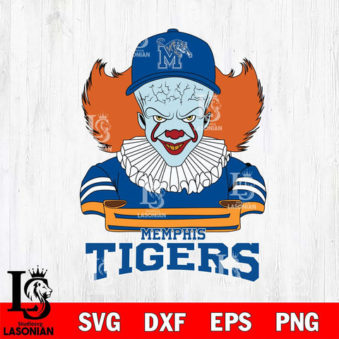 Memphis Tigers Pennywise Horror Sport 2 Svg Eps Dxf Png File, Digital Download