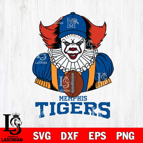 Memphis Tigers Pennywise Horror Sport 9 Svg Eps Dxf Png File, Digital Download