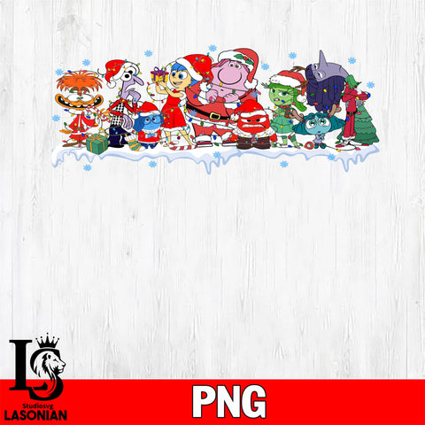 Merry Christmas Inside Out 3  Files,Christmas file,Digital Download ,Instant Download
