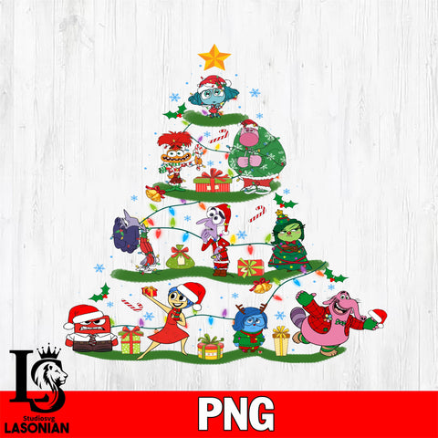 Merry Christmas Inside Out Xmas Tree  Files,Christmas file,Digital Download ,Instant Download