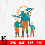 Miami Dolphins Best Dad Ever , father day , DAD NFL 4 Svg Eps Dxf Png File, Digital Download, Instant Download