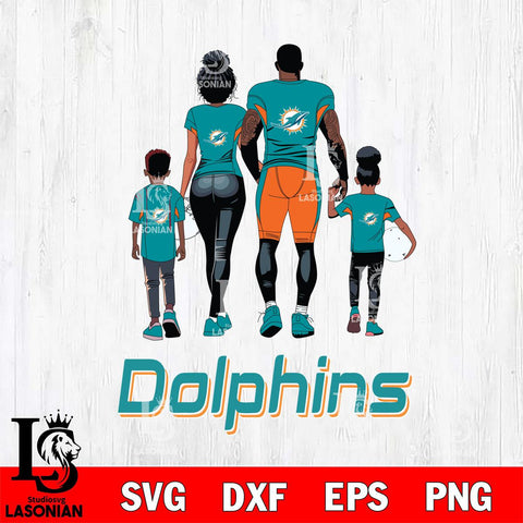 Miami Dolphins Family Love Rugby SVG DXF EPS PNG FILE,NFL SVG, Father day Digital Download,Instant Download, Silhouette