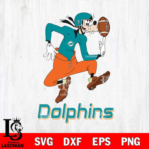 Miami Dolphins Goofy Circus Football SVG DXF EPS PNG FILE,NFL Cricut ,Football Digital Download,Instant Download, Silhouette