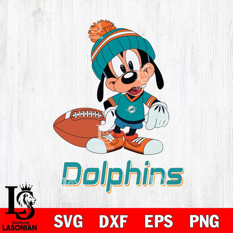 Miami Dolphins Goofy Football SVG DXF EPS PNG FILE,NFL Cricut ,Football Digital Download,Instant Download, Silhouette
