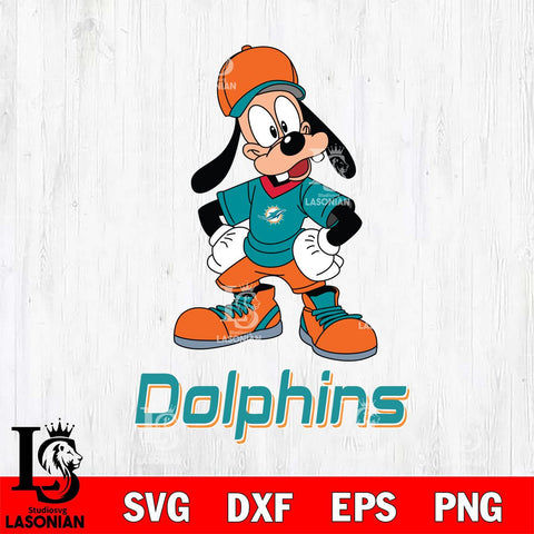 Miami Dolphins Goofy Sport SVG DXF EPS PNG FILE,NFL Cricut ,Football Digital Download,Instant Download, Silhouette