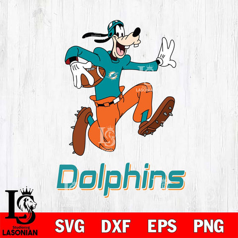 Miami Dolphins Goofy rugby Sport SVG DXF EPS PNG FILE,NFL Cricut ,Football Digital Download,Instant Download, Silhouette