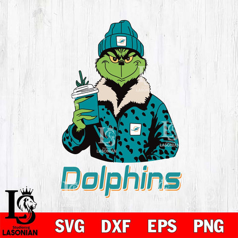 Miami Dolphins Grinch Christmas Svg Eps Dxf Png File,Cricut svg files, Digital Download, Instant Download
