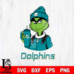 Miami Dolphins Grinch Football Christmas Svg Eps Dxf Png File,Cricut svg files, Digital Download, Instant Download