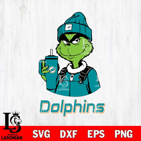 Miami Dolphins Grinch Football Christmas Svg Eps Dxf Png File,Cricut svg files, Digital Download, Instant Download