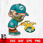 Miami Dolphins Hannibal Lecter Piss On New York Jets Svg Eps Dxf Png File, Digital Download, Instant Download