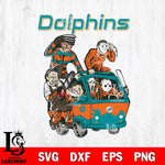 Miami Dolphins Jason Voorhees Horror 10 Svg Eps Dxf Png File, NFL svg, Digital Download, Instant Download