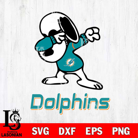 Miami Dolphins Snoopy Sport 3 Svg Eps Dxf Png File, NFL svg, Digital Download, Instant Download
