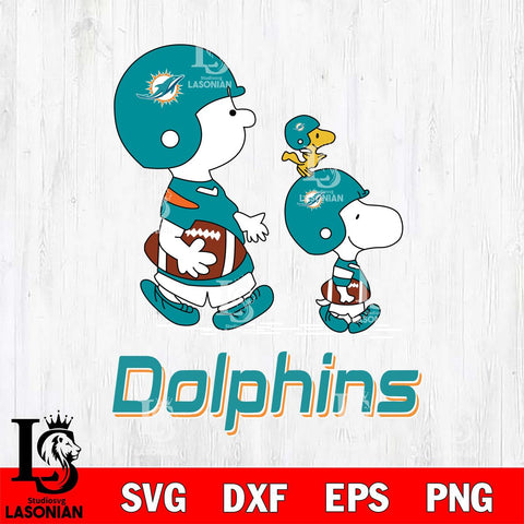 Miami Dolphins Snoopy Sport Svg Eps Dxf Png File, NFL svg, Digital Download, Instant Download