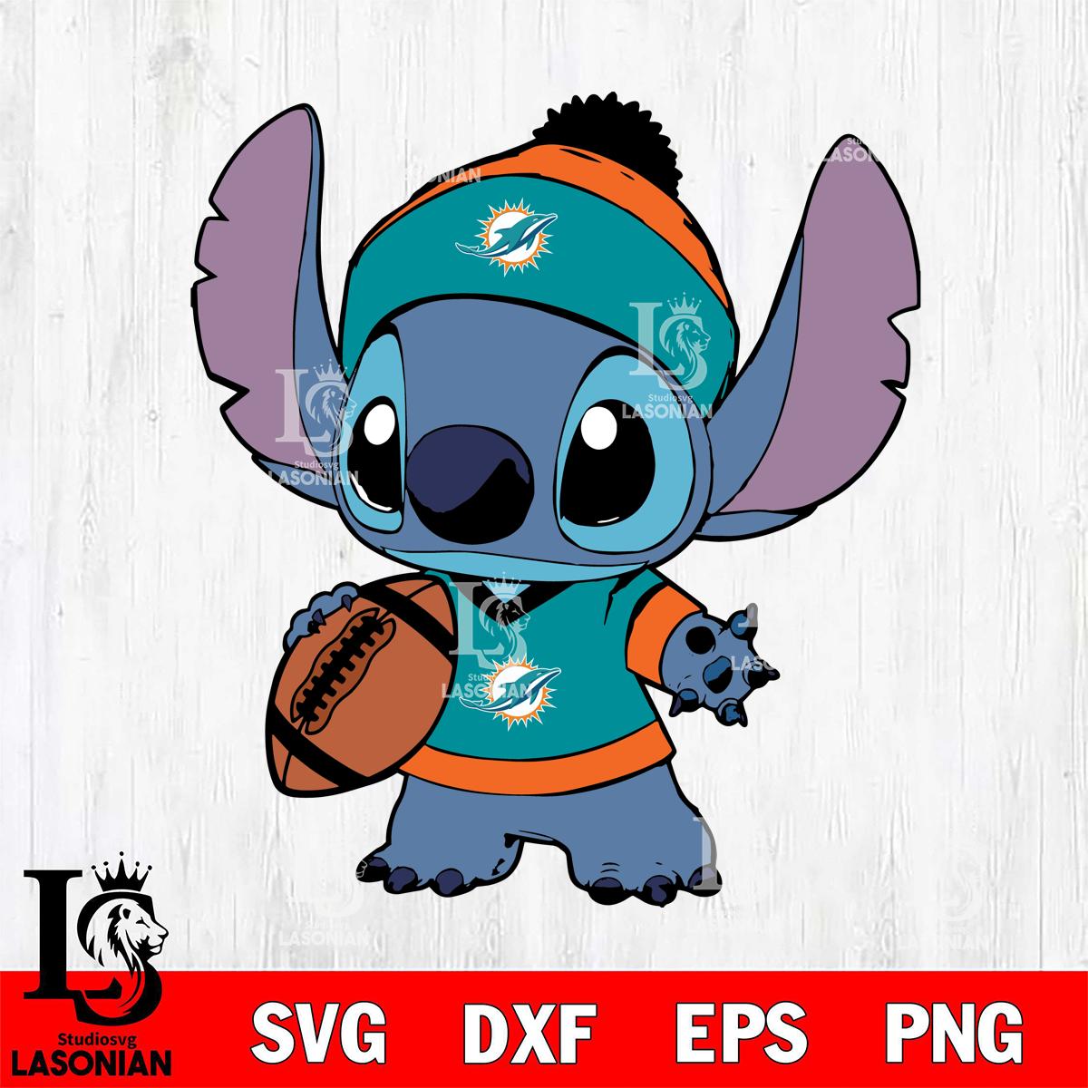 Miami Dolphins Stitch – lasoniansvg