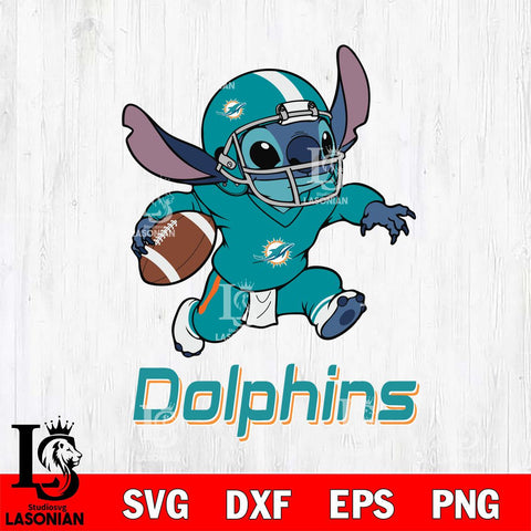 Miami Dolphins Stitch Super Sport SVG DXF EPS PNG FILE, NFL File Cut, Digital Download,Instant Download, Silhouette, Cricut