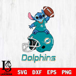 Miami Dolphins Stitch helmet football SVG DXF EPS PNG FILE, Stitch File Cut,NFL Digital Download,Instant Download, Silhouette